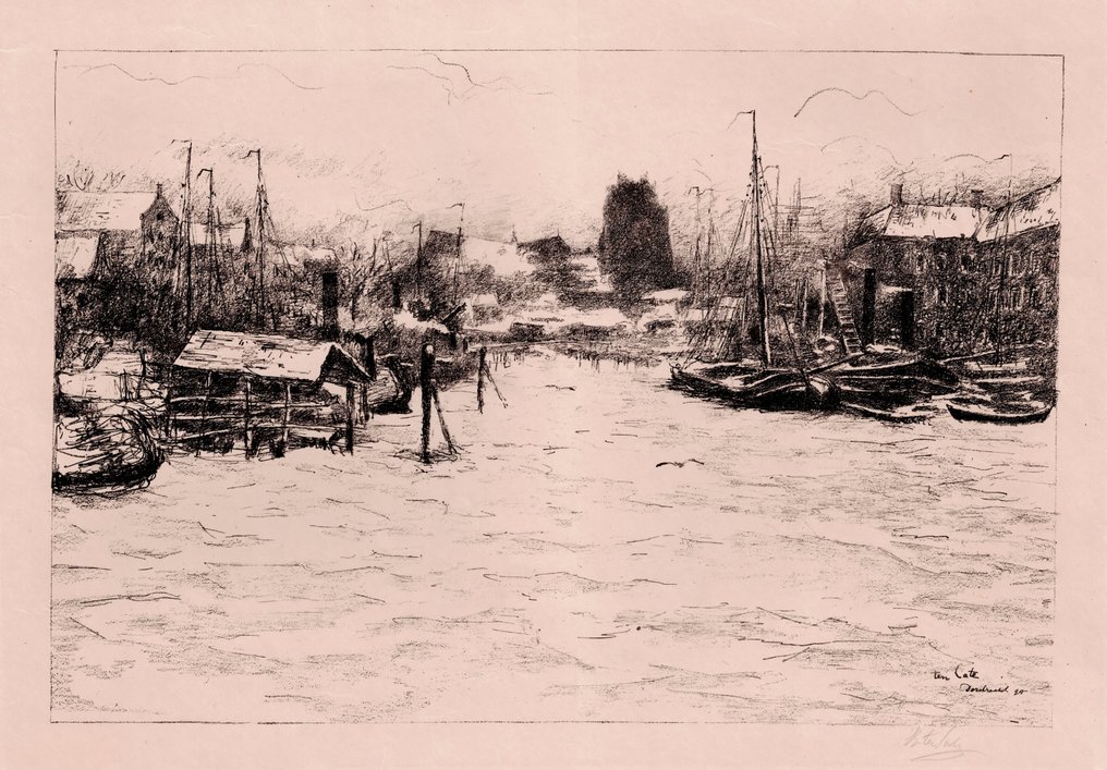 Siebe Johannes ten Cate (1858-1908) - Two pilgrims in an Italian landscape #4.3