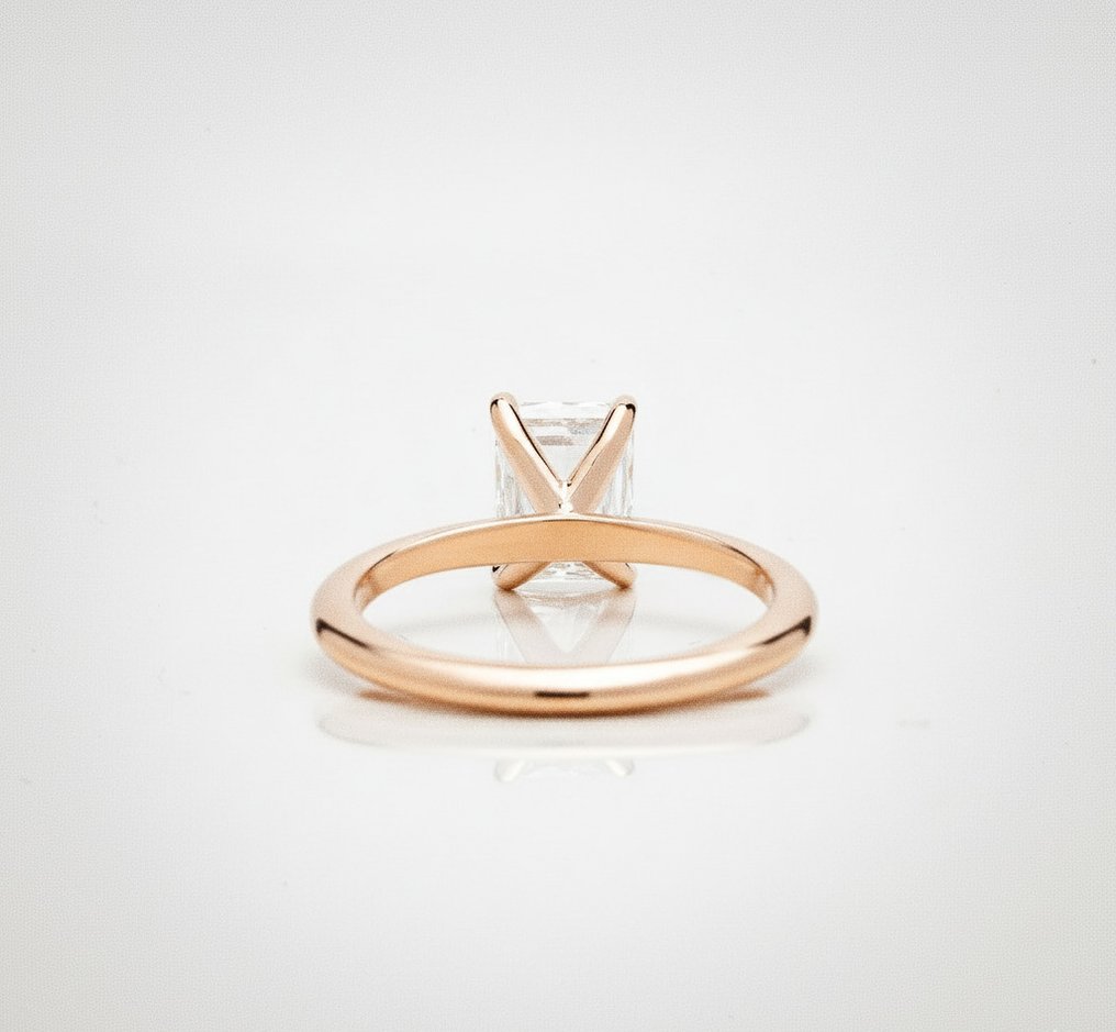 Ring - 14 karaat Roségoud - 2.30ct. tw. Diamant (Lab-grown) #3.2