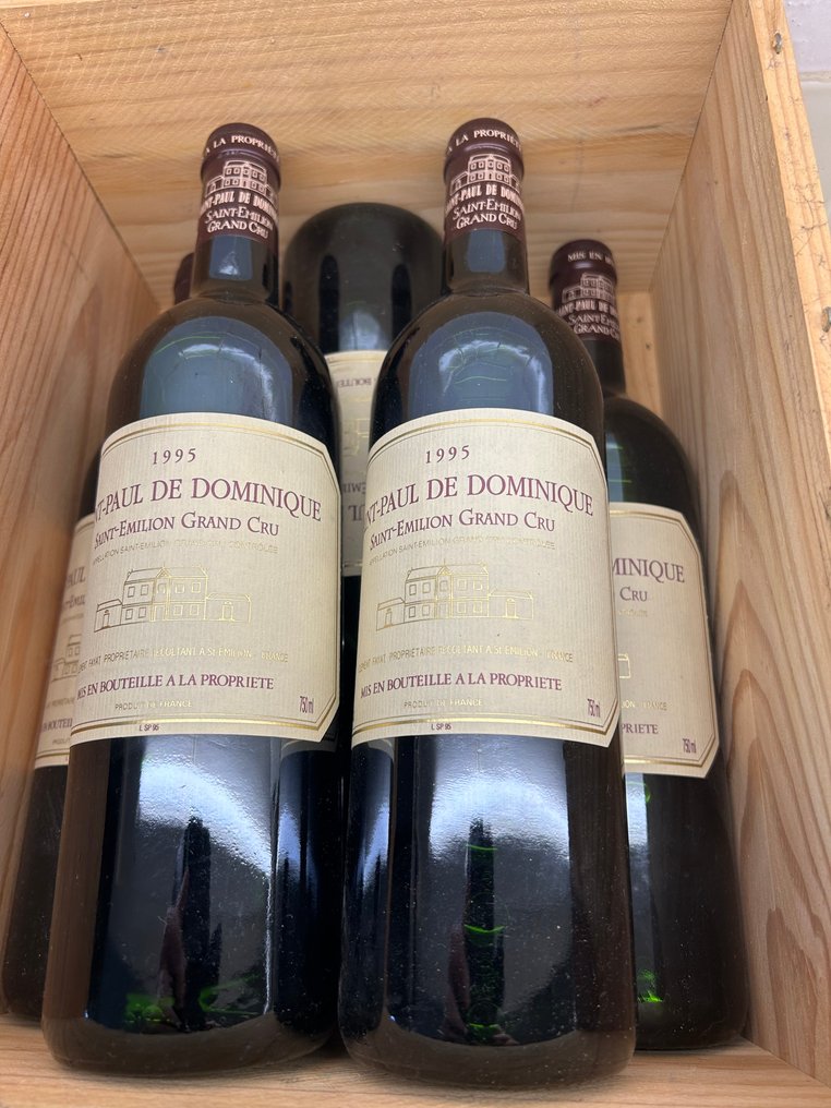 1995 Saint-Paul de Dominique - 圣埃米利永 Grand Cru - 5 Bottles (0.75L) #2.1