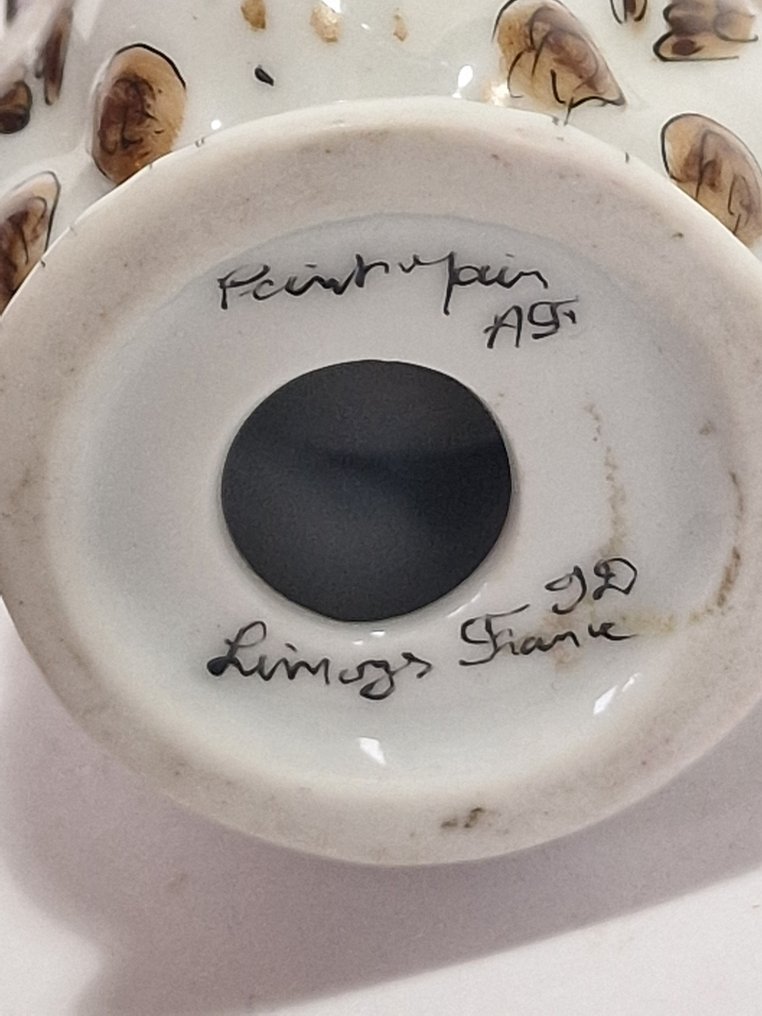 Limoges - Perfume bottle - Porcelain - Handpainted perfume egg #2.1