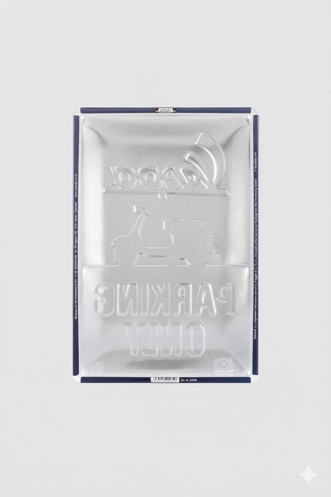 Vespa - 匾 - Piaggio Vespa - 钢制招牌广告 - 车库汽车用品 - 鋼 #4.3