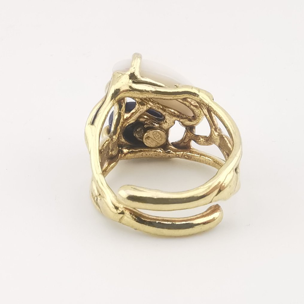 珊瑚 - 纯银925 - 戒指 - 意大利手工艺 #4.3