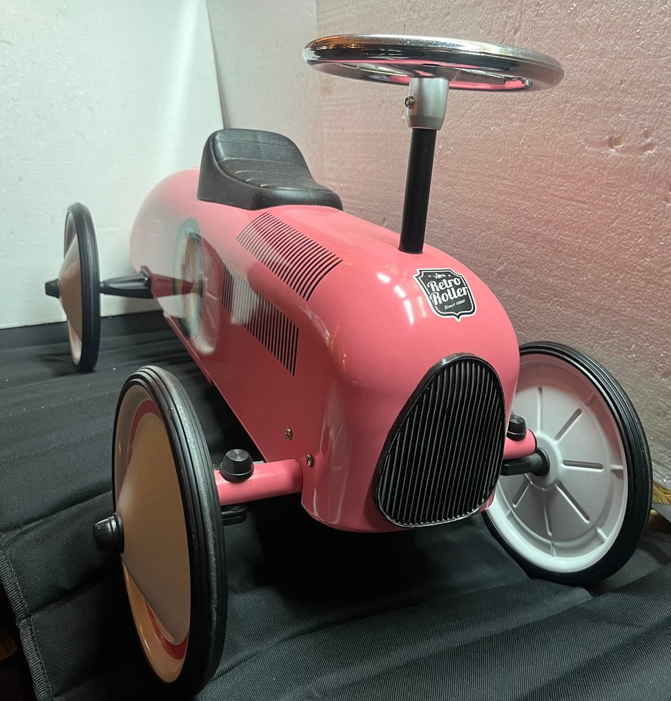 Retro Roller - Αυτοκινητάκι από κασσίτερο - Retro Roller Vintage Metalen Loopauto #1.0