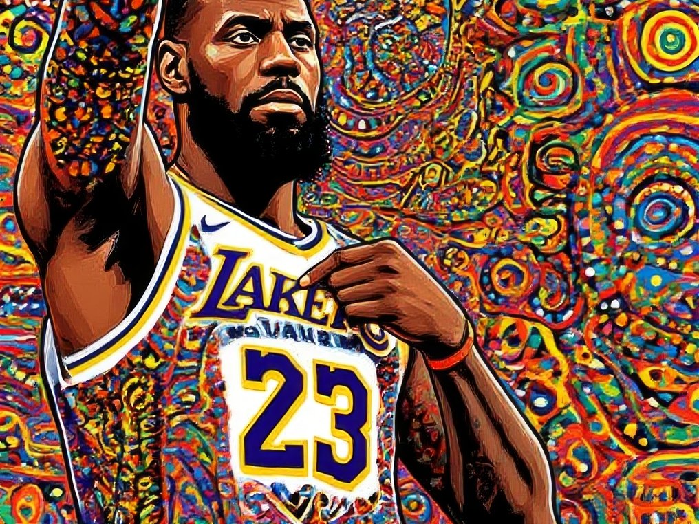 Jacob Hitt - does LeBron James w/COA XXL #2.1