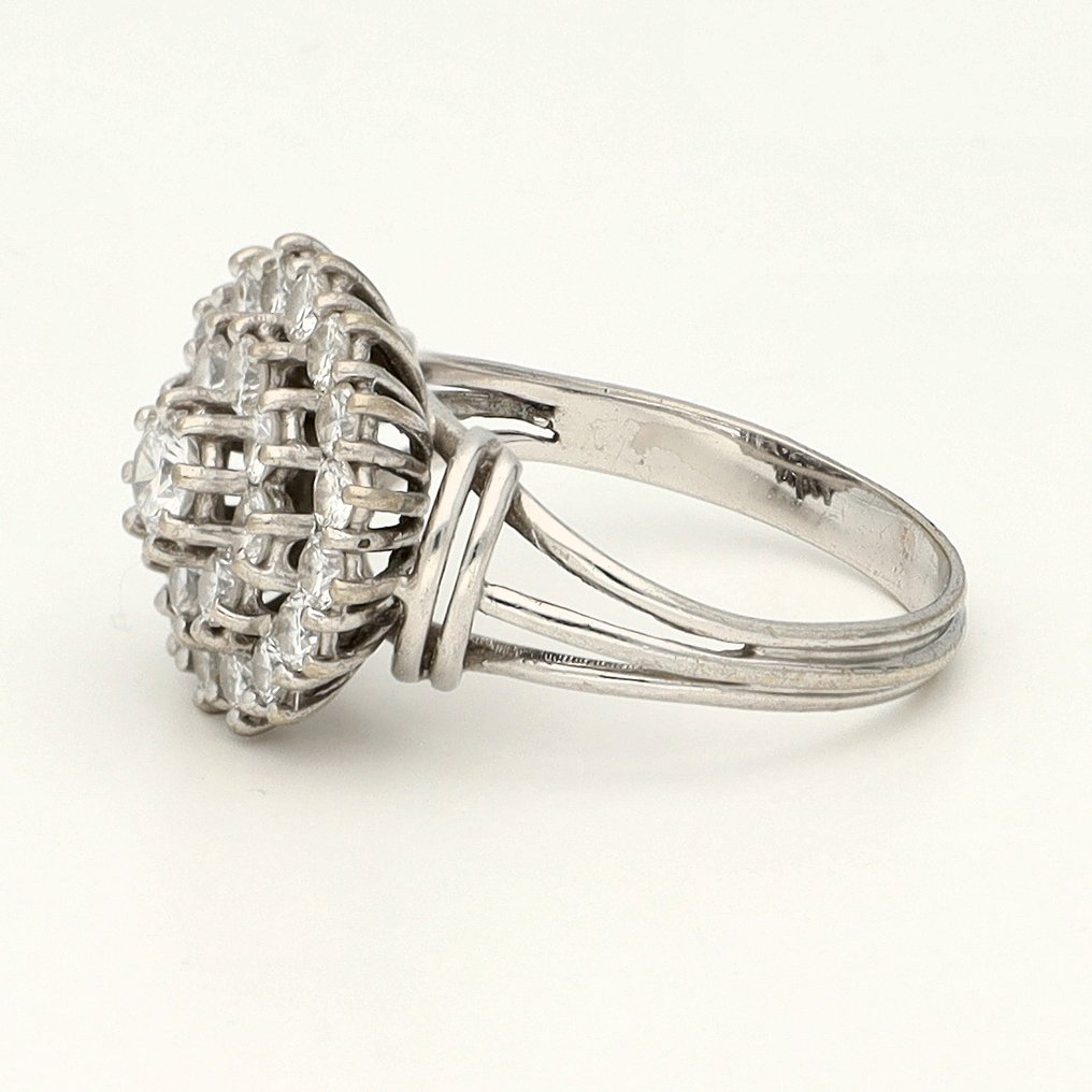 Gyűrű - 18 kt. Fehér arany - 1.91ct. tw. Gyémánt (Természetes) - Gyémánt #2.1