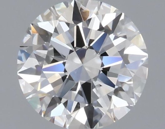 1 pcs 钻石  (天然)  - 0.55 ct - 圆形 - VS2 轻微内含二级 - 美国宝石研究院（GIA） #1.0