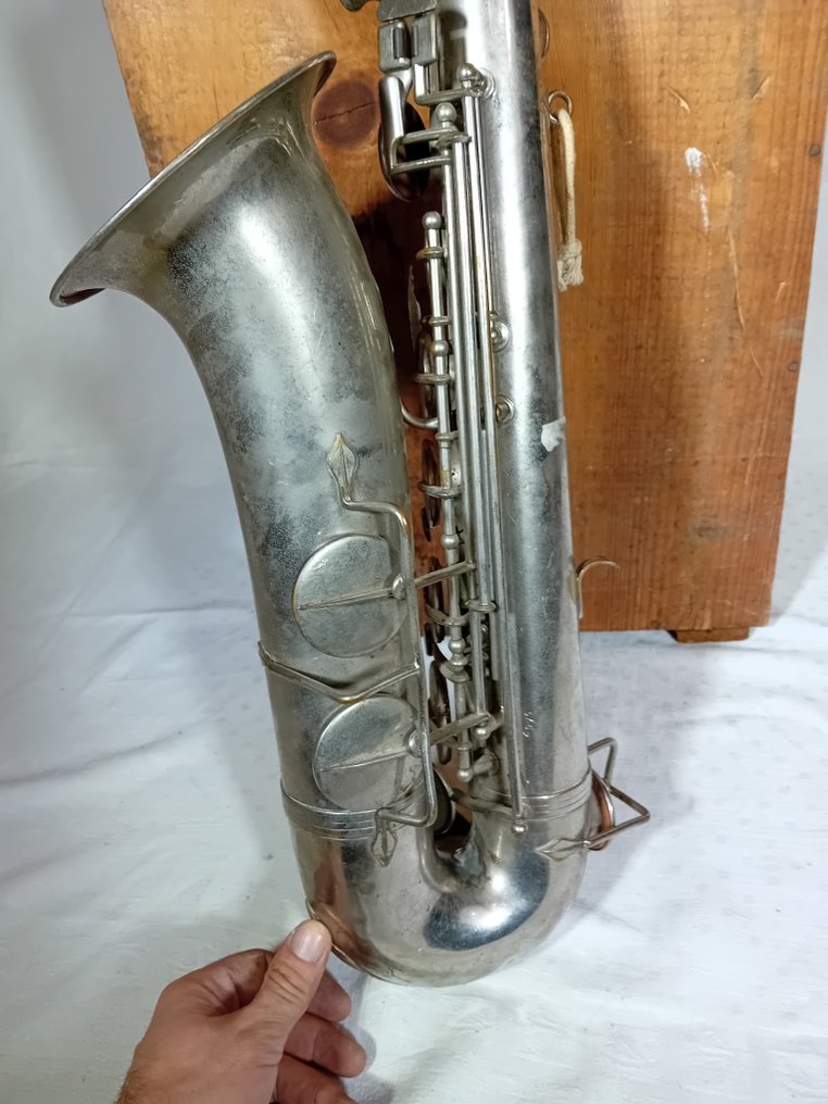 Pierret - Modèle 5s -  - 次中音萨克斯管 - 法国 - 1930  (没有保留价) #3.2