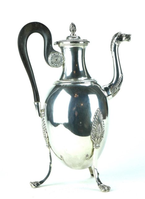 杯具組 - .950 銀, 烏木 - 银质 Verseuse empire #3.2