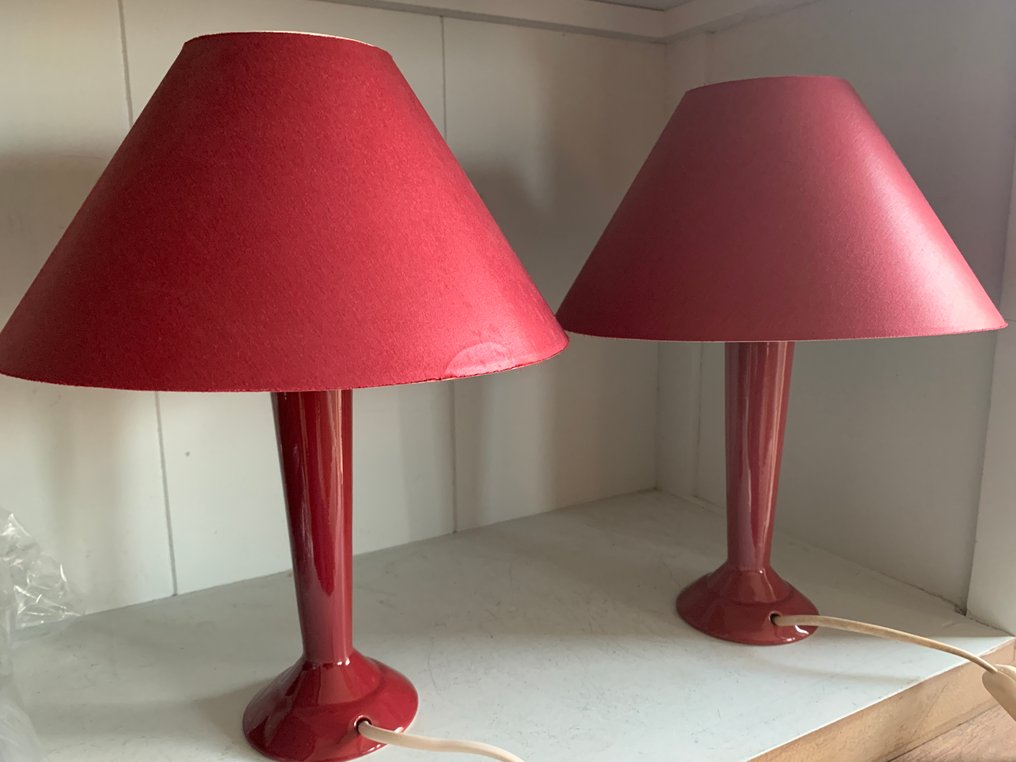 HB 设计 - 台灯 - 陶器 - 两盏复古80年代台灯 #1.0