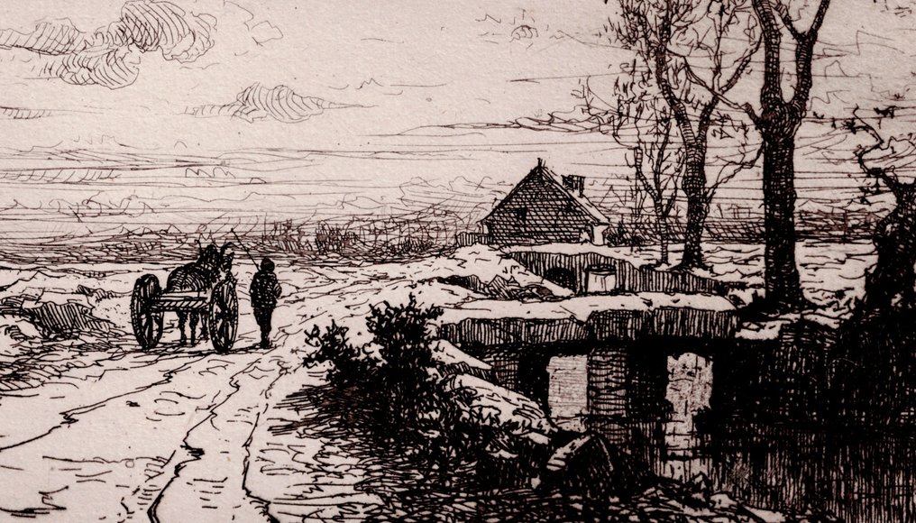 Adolphe Appian (1818-1898) - Chemin de l'étang de Frignon, Isere - 1877 #4.3