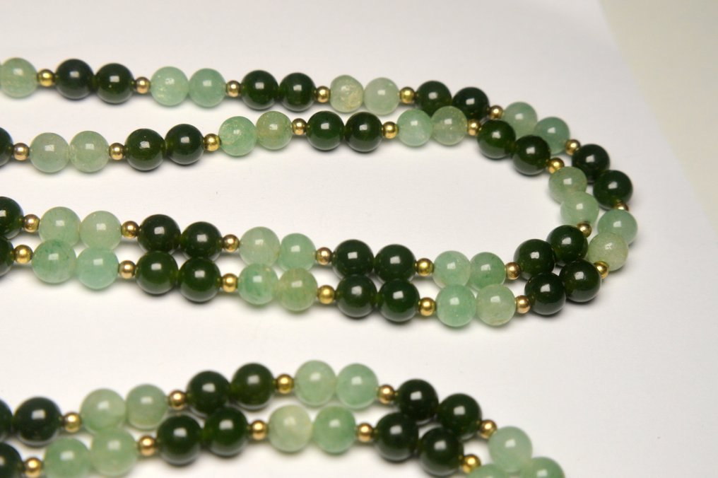 Giada - Argento - Collana - Avventurina #4.3