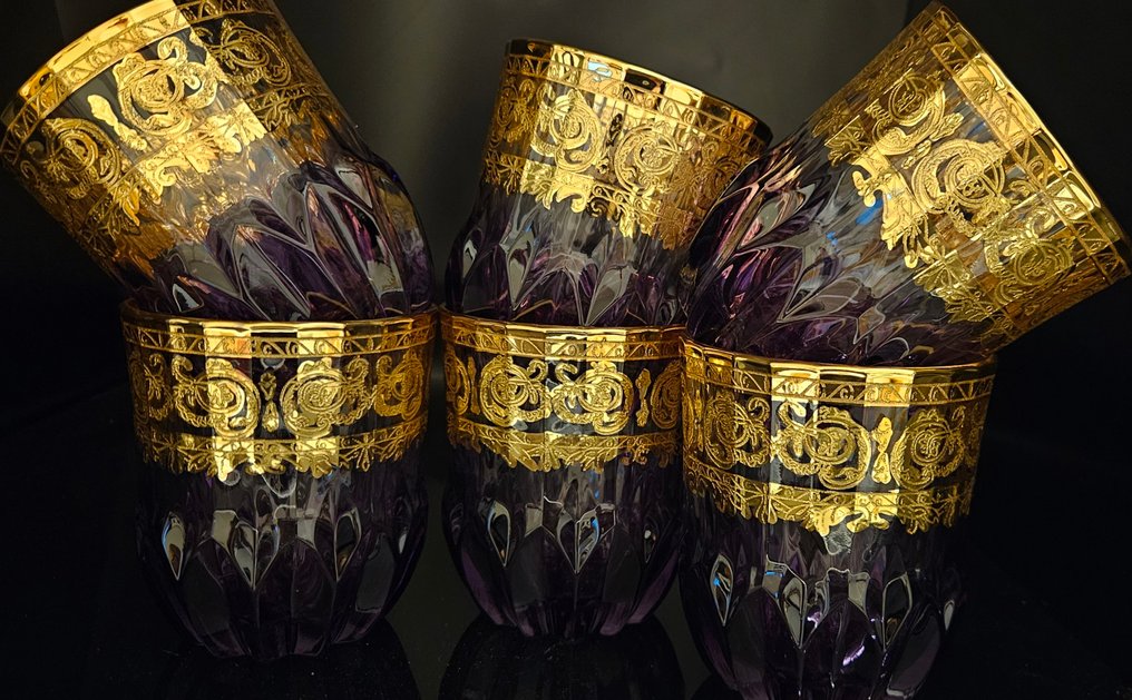 ISMIE LUX - 飲酒服務 (6) - 卓越的紫色宝石威士忌，富含黄金 - 水晶 #1.0