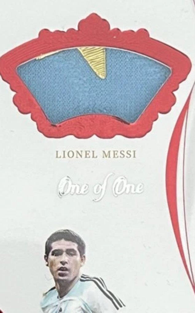 2022 Fansmall Argentina Lionel Messi & Juan Roman Riquelme #DP-MR 1/1 Μοναδική (one of one) - 1 Card - Near Mint (NM) #2.1