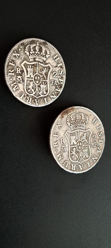 Ισπανία. Carlos IV. 2 Reales  (χωρίς τιμή ασφαλείας) #3.2