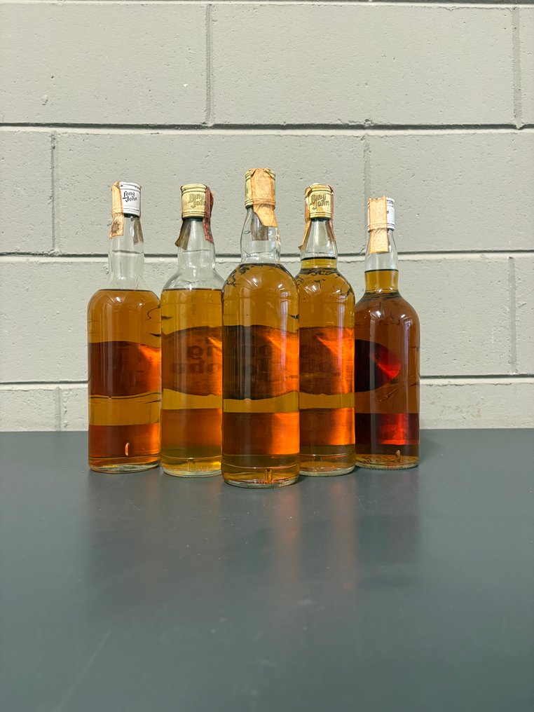 Long John  - b. anii `80, anii `70 - 75 cl - 5 sticle #1.0