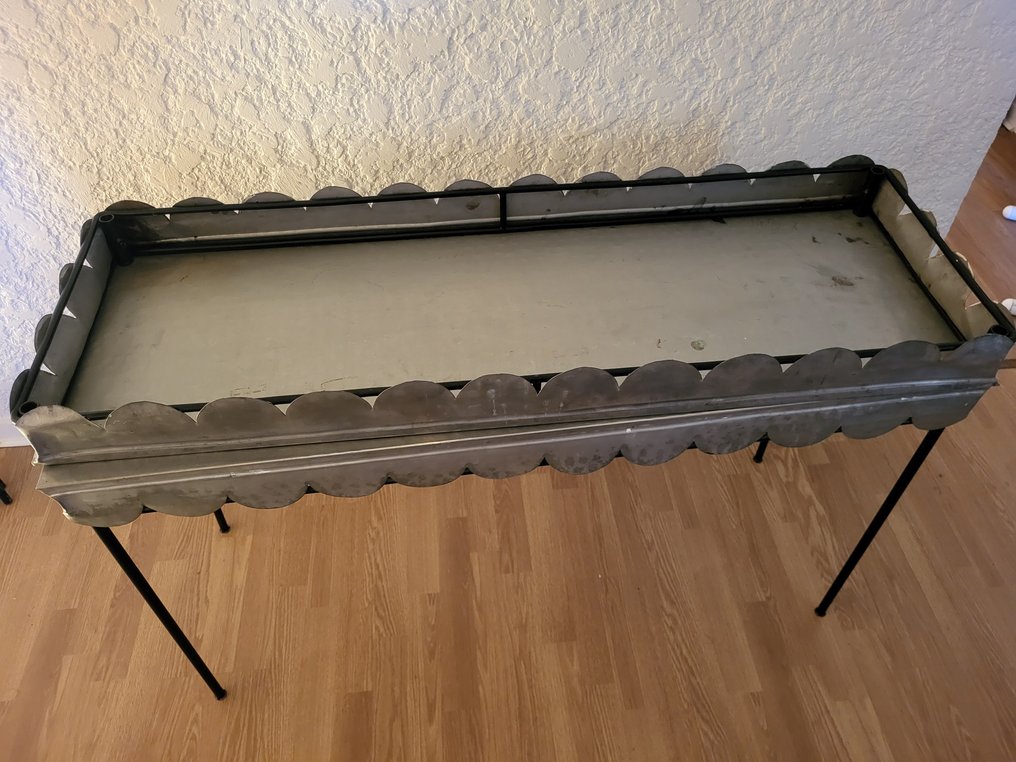 baïja - Κονσόλα (2) - κασσίτερος επενδεδυμένο χαλκός, Σφυρήλατος σίδηρος #3.2