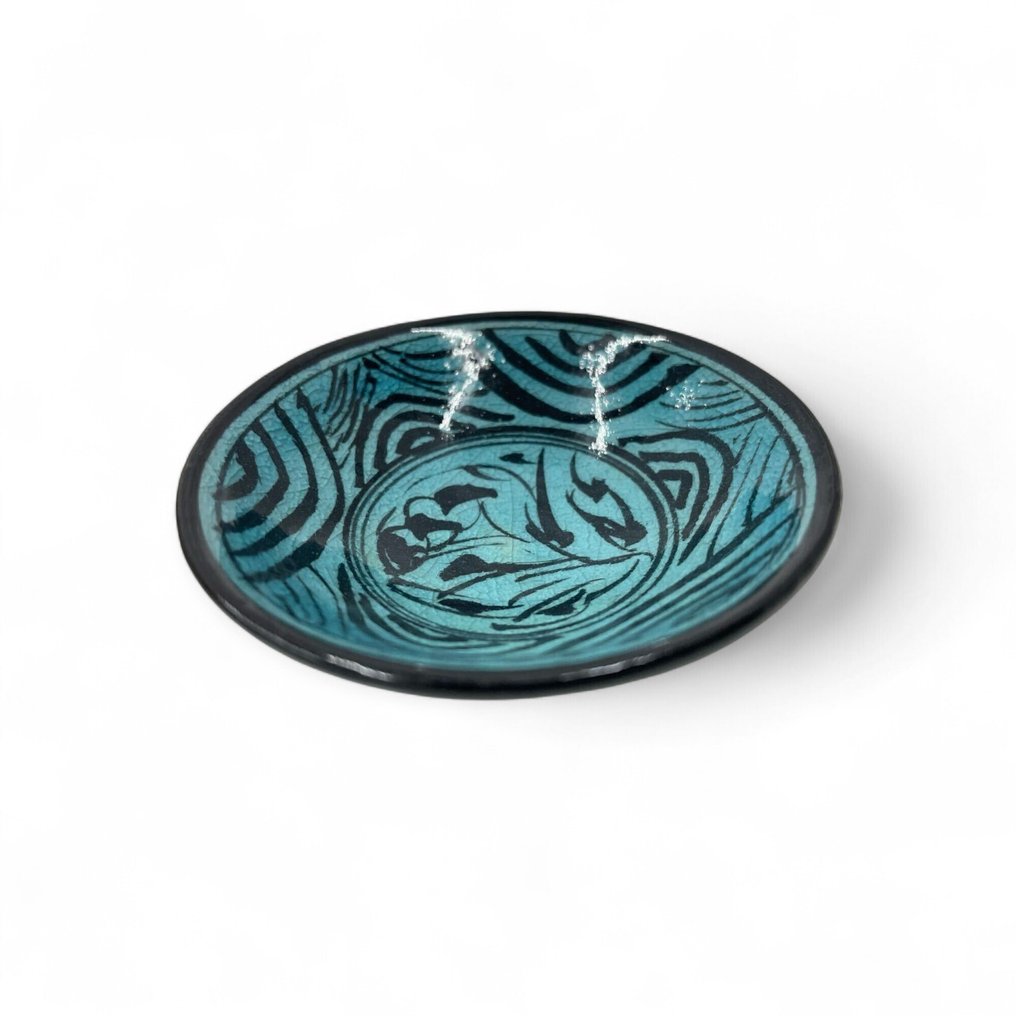 加藤健二的绿松石蓝色 Sakazuki——来自日本当代的珍贵宝石 - 瓷器 - Kenji Kato - 日本 - 昭和年代(1926-1989) #2.1