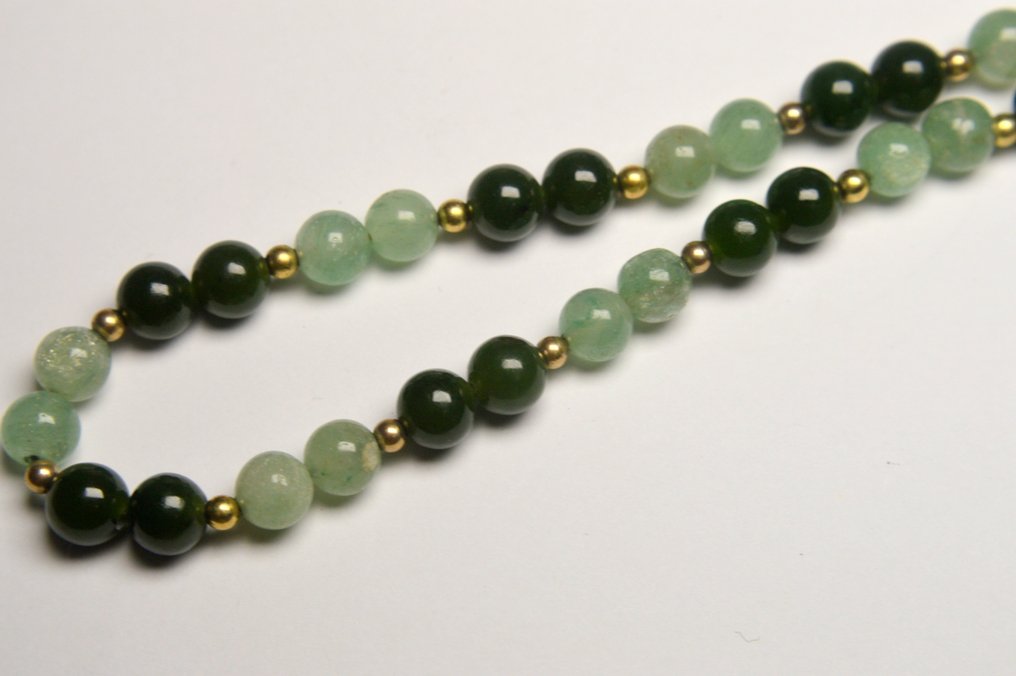 Giada - Argento - Collana - Avventurina #2.1