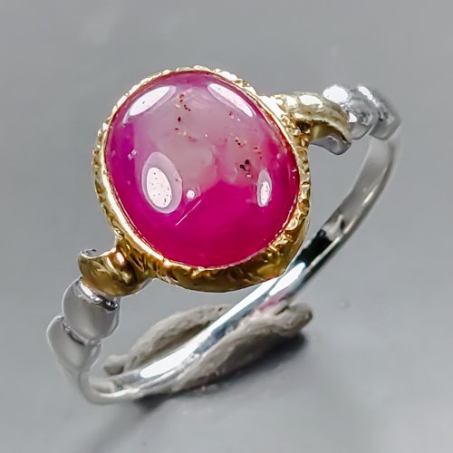 925 silver - ruby - Ring #1.0