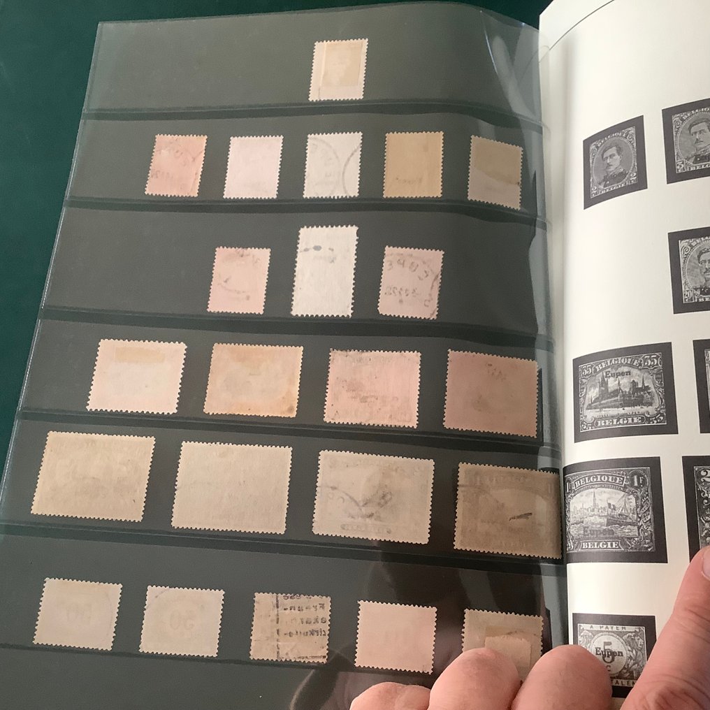 Βέλγιο - Έουπεν και Μαλμέντι 1920 - Eupen: πλήρης συλλογή εκδόσεων για την Eupen και τα γραμματόσημα ποινής. - Michel 1/17 en P1/5 #2.1