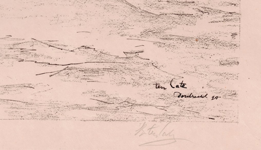 Siebe Johannes ten Cate (1858-1908) - Two pilgrims in an Italian landscape #1.0