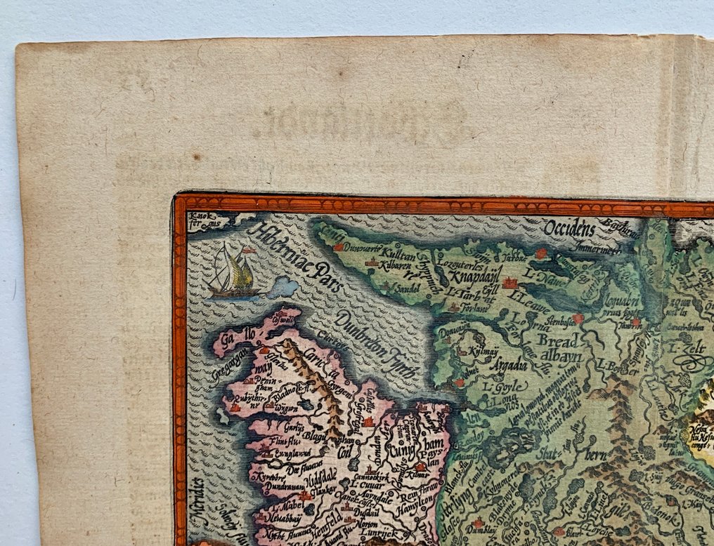 英国 - 苏格兰; J. Bussemacher/M. Quad - Scotiae Tabula. - 1581-1600 #1.0