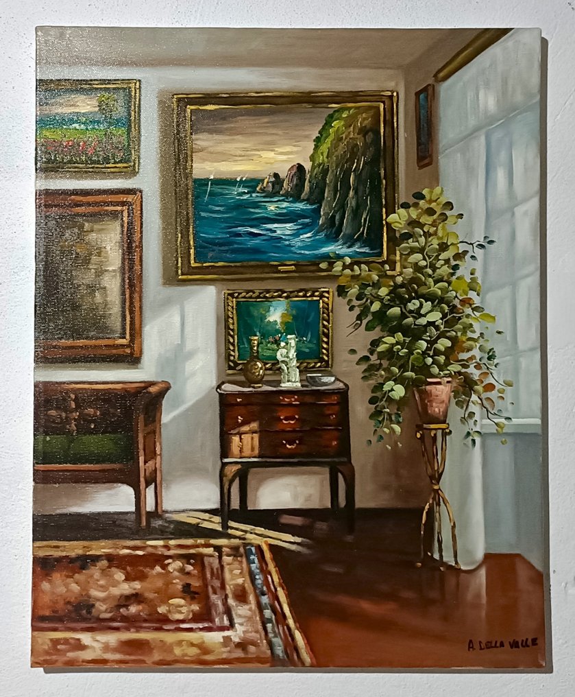 A. Della Valle (XX-XXI), da Carl Vilhelm Holsøe - Interno Danese (classico) #1.0
