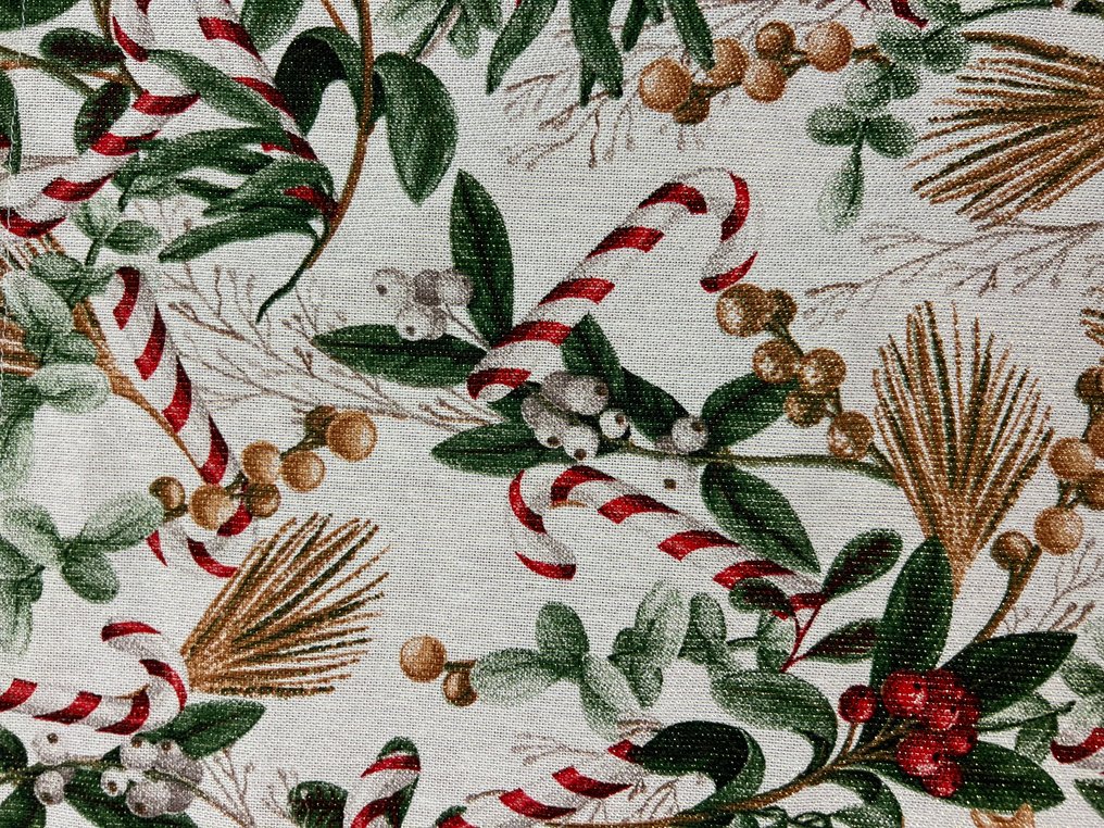 圣诞桌布 + 跑道,适合大型宴会 - 桌布 - 250 cm - 135 cm #2.1