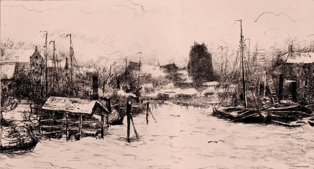 Siebe Johannes ten Cate (1858-1908) - Two pilgrims in an Italian landscape #3.2