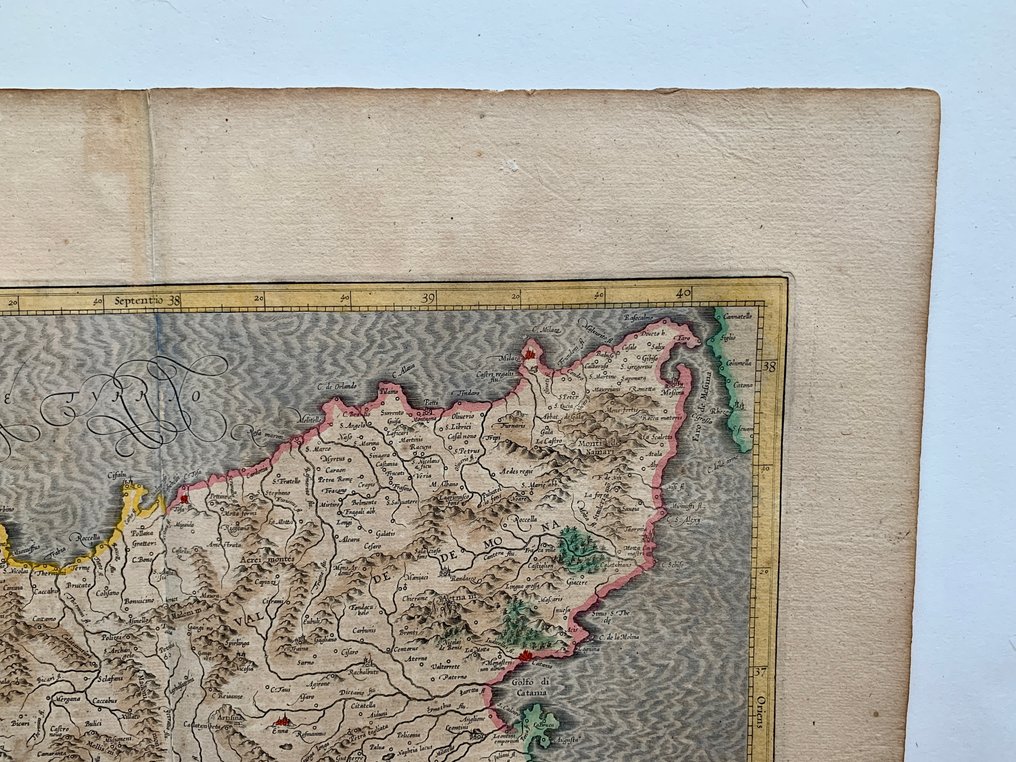 Italy - Sicily; G. Mercator - Siciliae Regnum - 1621-1650 #2.1