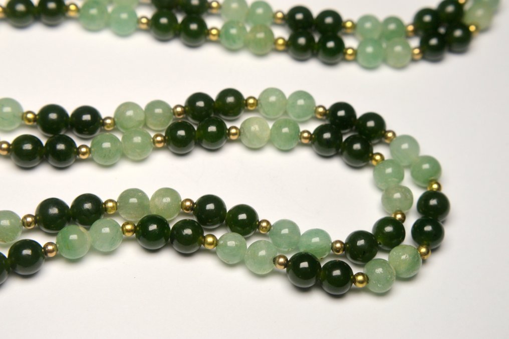 Giada - Argento - Collana - Avventurina #3.2