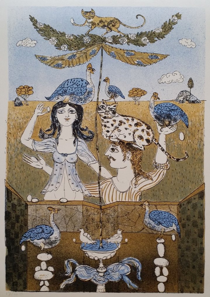 Bele Bachem (1916-2005) - Lithograph handsigned and numb., 1978. #1.0