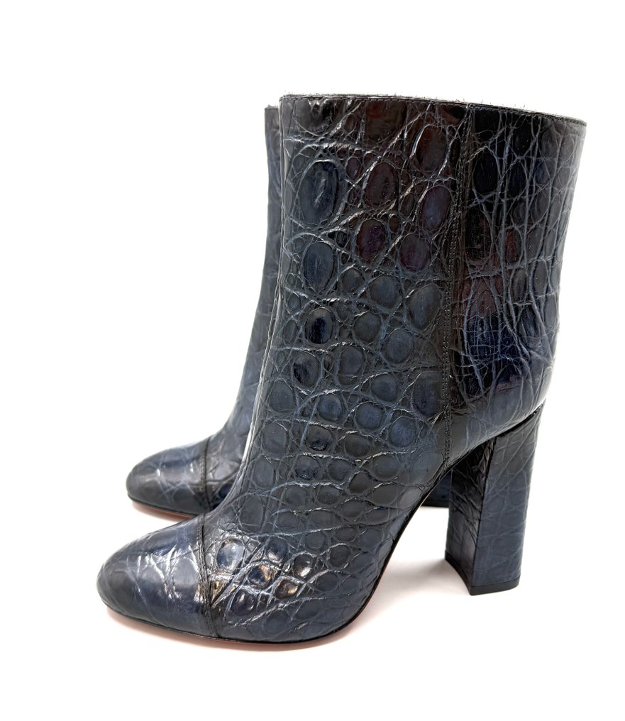 Santoni Crocodile - 踝靴 - 尺寸: EU 38.5 - 带盒的新品 #3.2