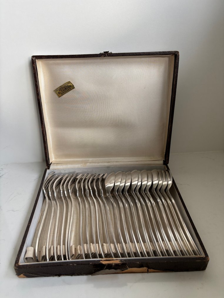 Cutlery set (12) - Silverplated - Silver-plated cutlery #1.0
