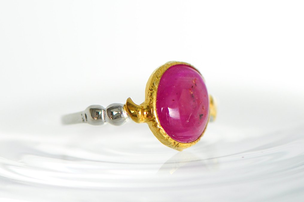 925 silver - ruby - Ring #3.2