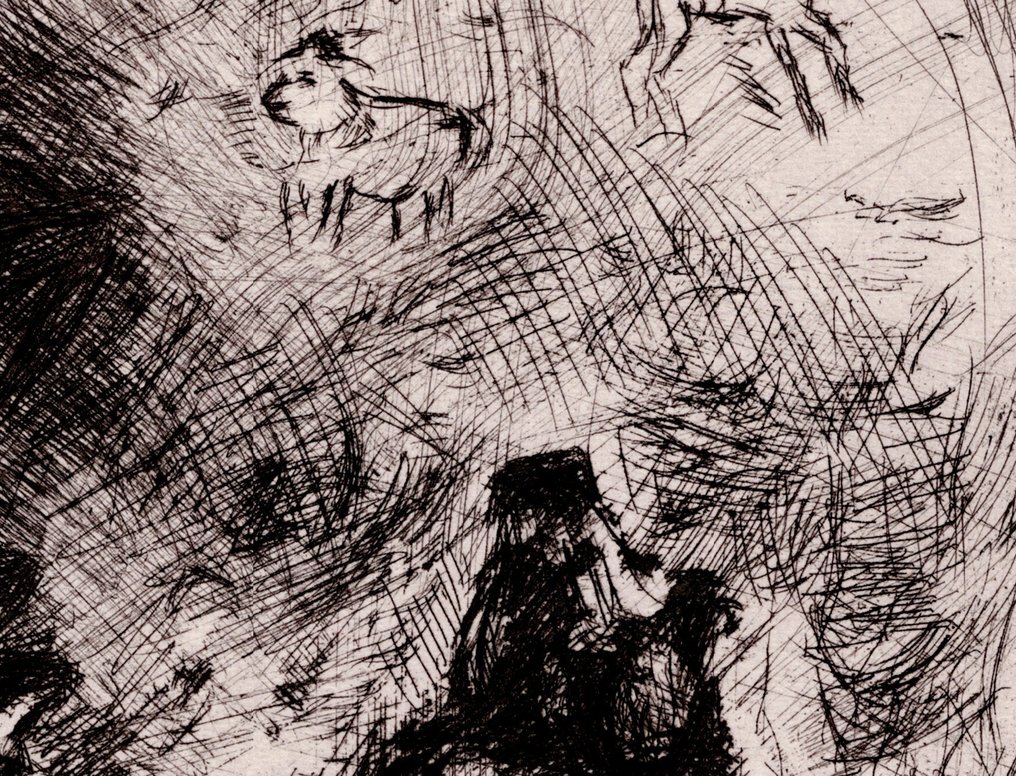 Marc Chagall (1887-1985) - The funeral of the lioness - Ca. 1927-1930 #2.1