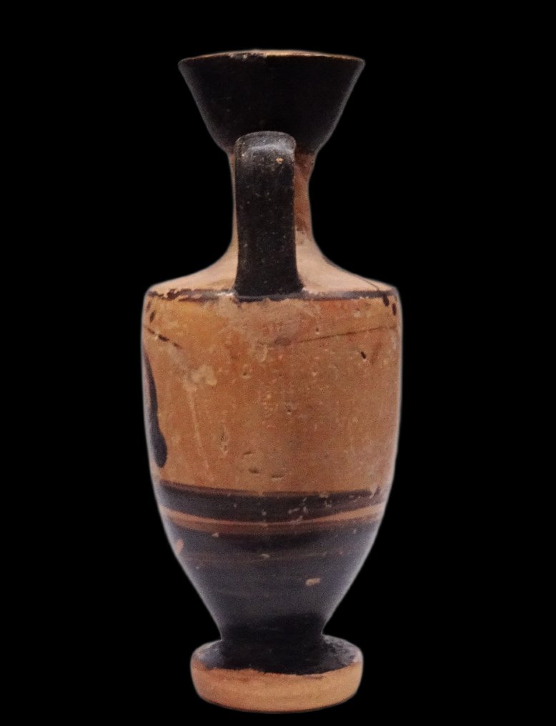 古希腊 黑色图案的莱克西斯陶瓶,公元前五世纪 #4.3