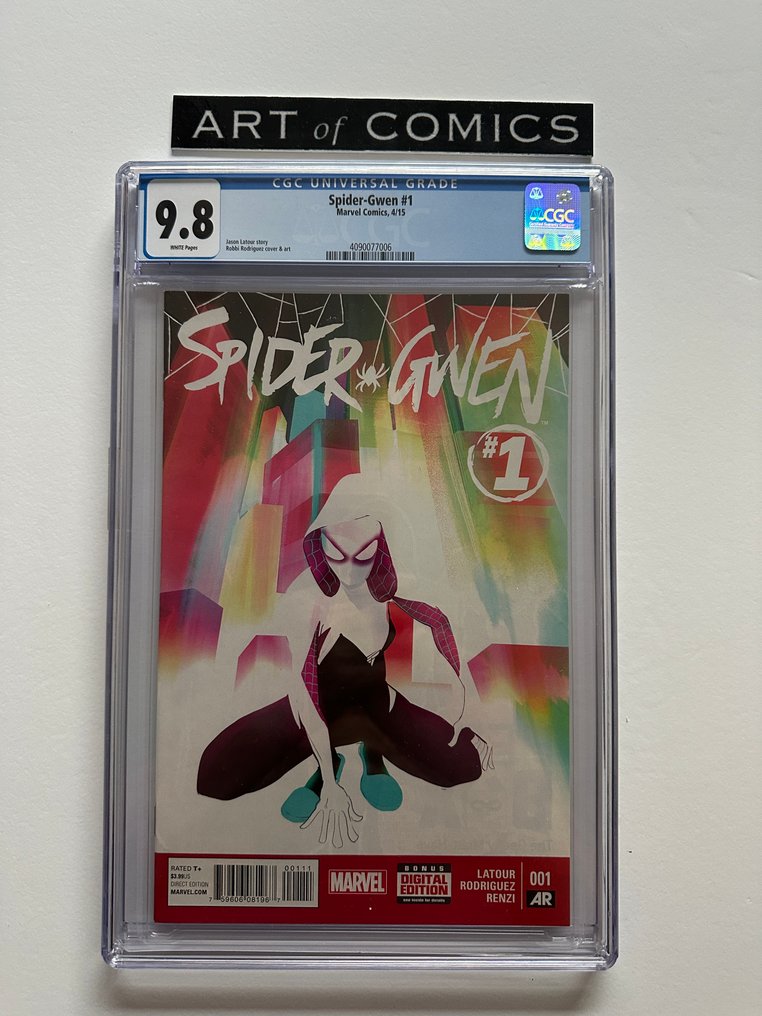Spider-Gwen #1 - CGC 9.8 - 1 Graded comic - Prima edizione - 2015 #1.0