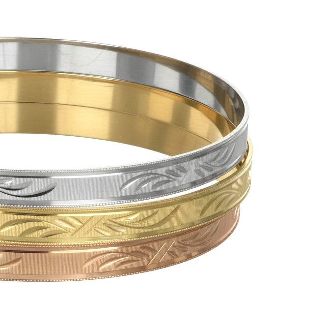 Βραχιόλι - 18 καράτια Κίτρινο χρυσό, Ροζ χρυσό, Λευκός χρυσός #4.3