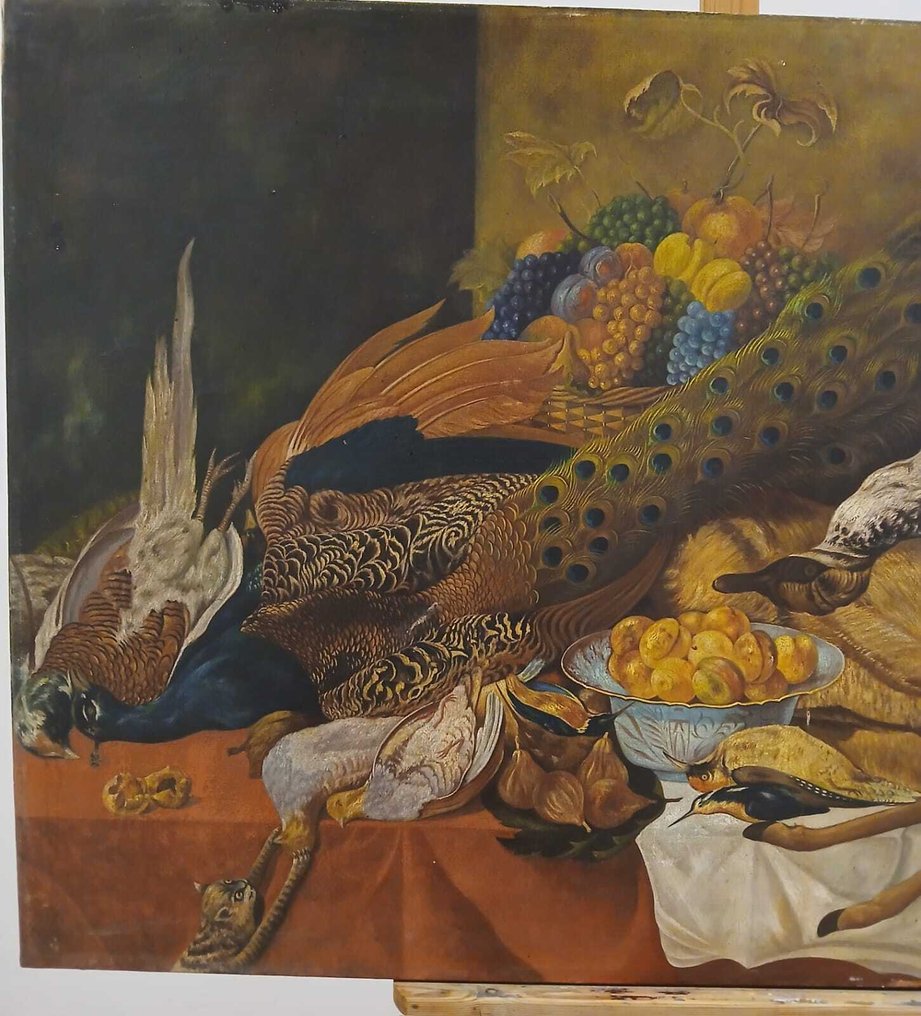 欧洲学校 (XX) - NO RESERVE - Bodegón de caza - XL #1.0