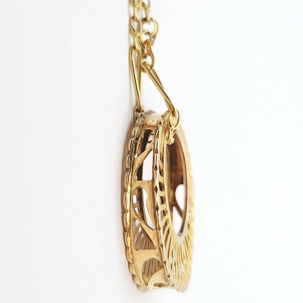 Necklace with pendant - 18 kt. Yellow gold #3.2