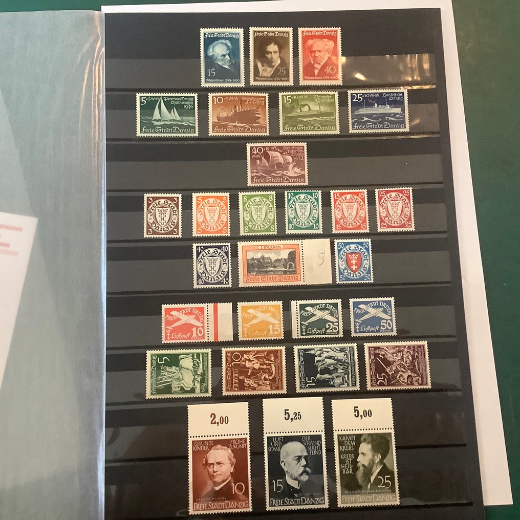 Danzig 1938/1939 - Két teljes évad - Michel 281/308 #1.0