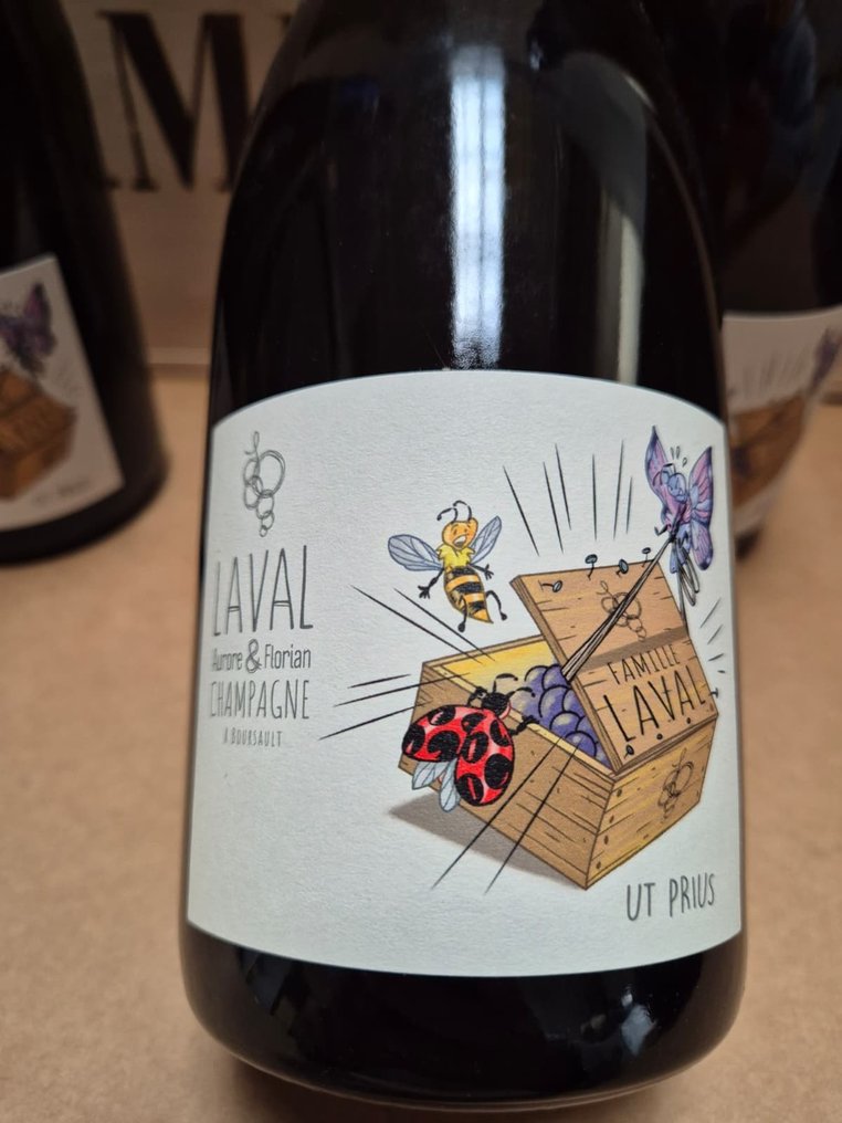 2020 Laval, Aurore & Florian Laval, Ut Prius - Σαμπάνια Brut Nature, Blanc de Meunier - 3 Bottles (0.75L) #1.0