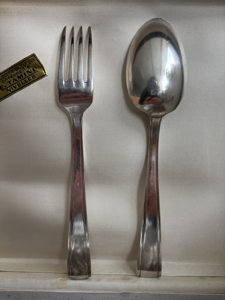 Cutlery set (12) - Silverplated - Silver-plated cutlery #4.3