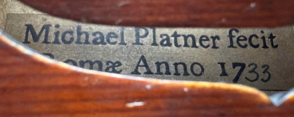 Labelled M. Platner - 4/4 -  - Violin #2.1