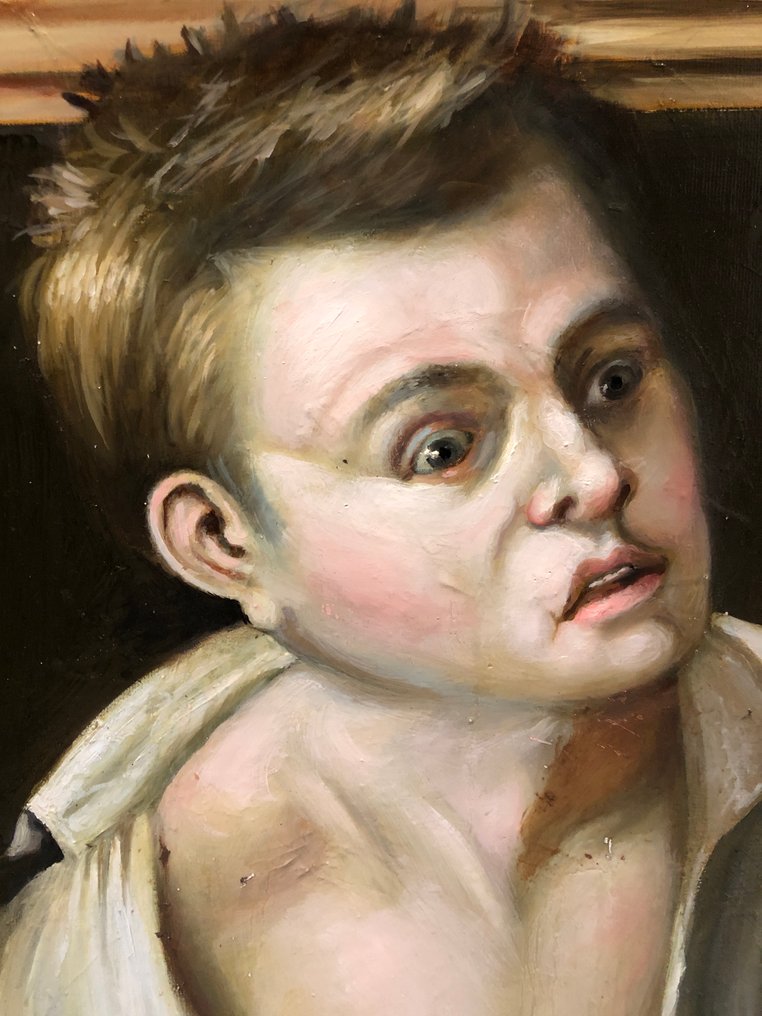 European School (XX) - Fleeing from the Critics (After a painting by Pere Borrell del Caso) - XL #4.3