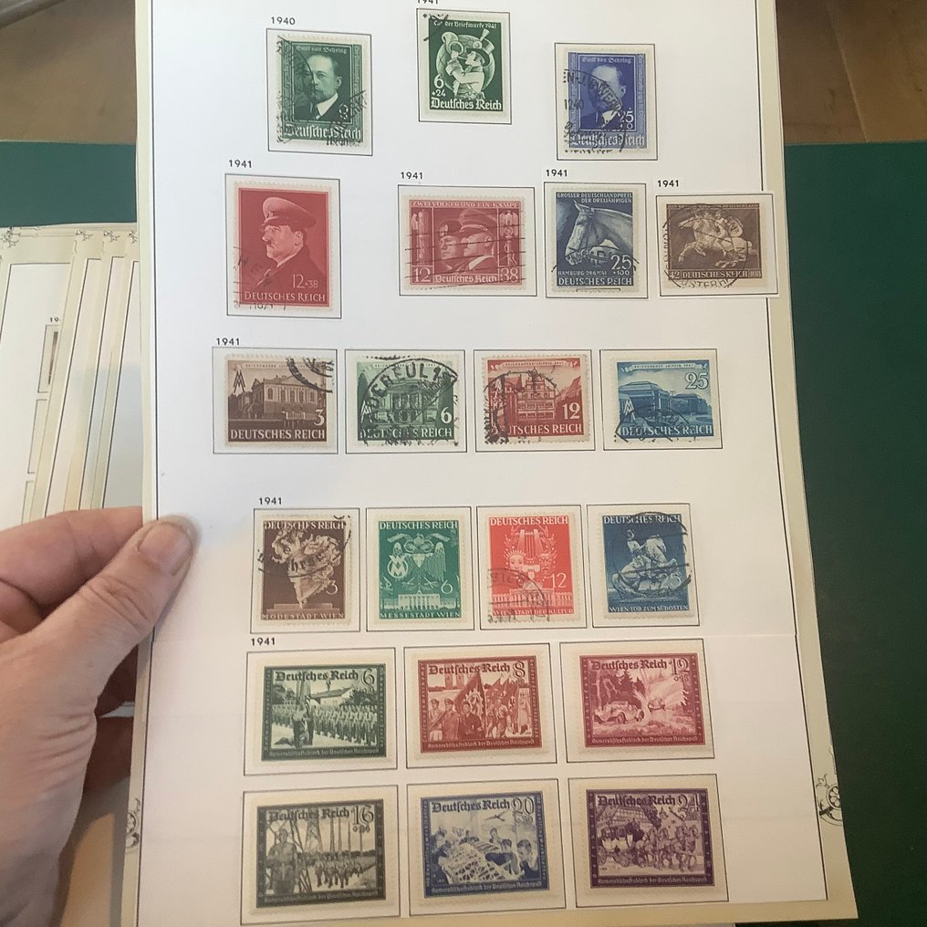 德意志帝国 1940/1945 - 德国帝国的过去五年在相册页上 - Michel #2.1