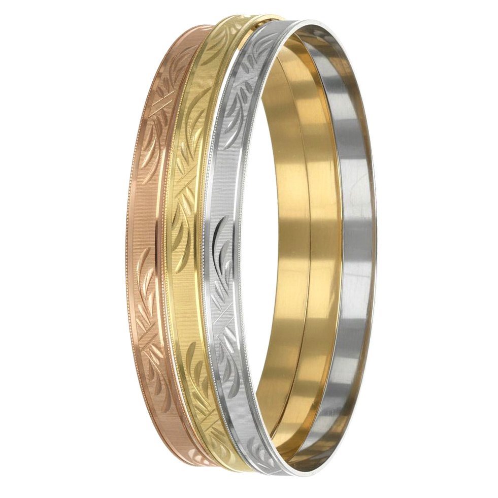 Βραχιόλι - 18 καράτια Κίτρινο χρυσό, Ροζ χρυσό, Λευκός χρυσός #1.0