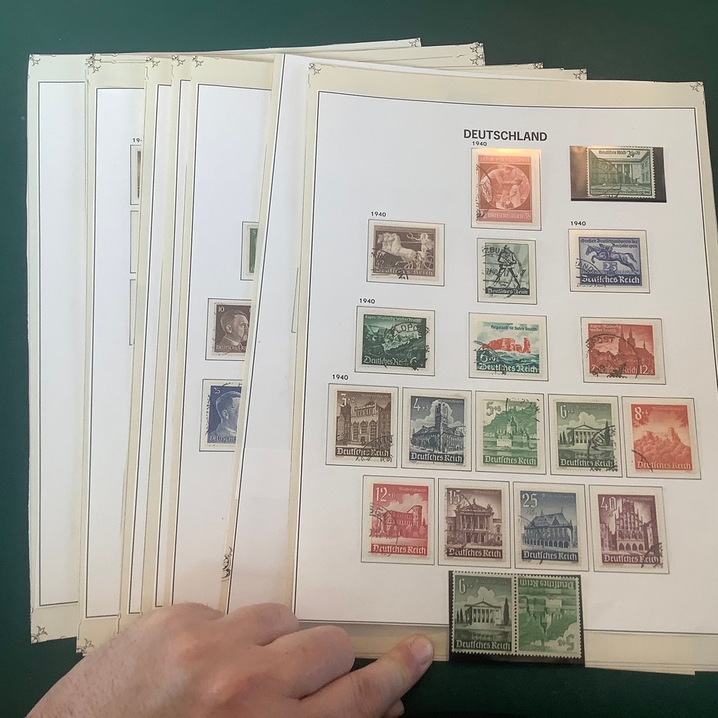 德意志帝国 1940/1945 - 德国帝国的过去五年在相册页上 - Michel #1.0