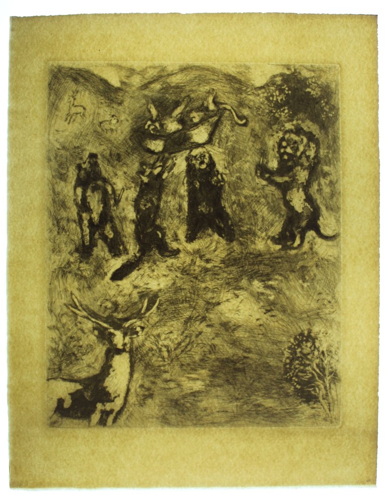 Marc Chagall (1887-1985) - The funeral of the lioness - Ca. 1927-1930 #3.2
